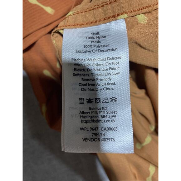 Eddie Bauer Shirt Mens Large Brown Slim Forks Camping Nylon Grilling Outdoors - Picture 5 of 8